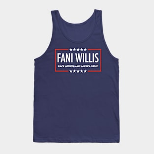 Fani Willis - Black Women Make America Great (blue) Tank Top